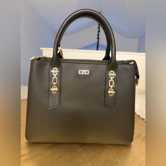 NWT Authentic Matmazel Designed 5 pockets black hand bag . - Picture 11 of 11